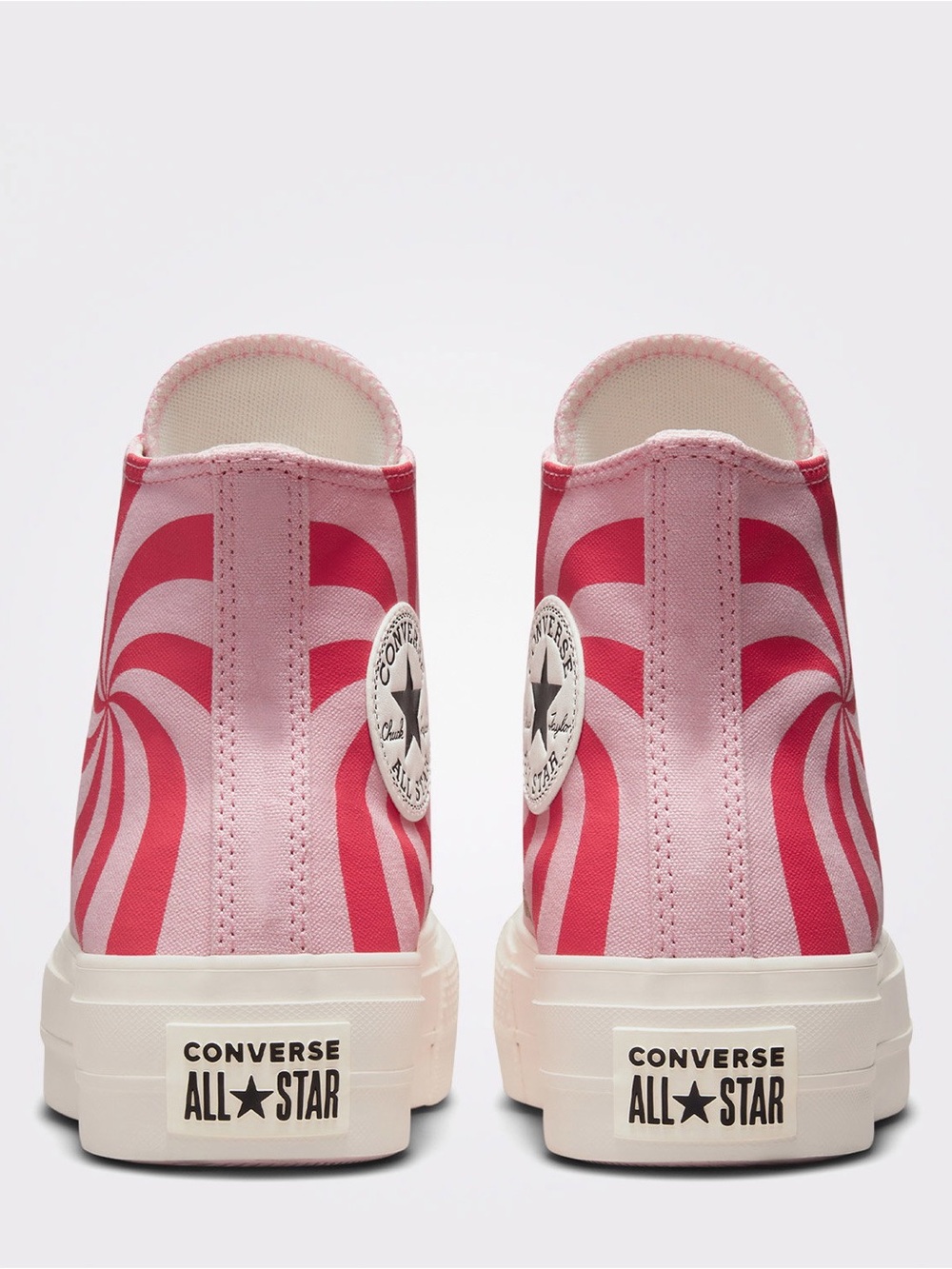 Converse All Star Lift Platform High Top Sneakers Sunrise Pink/Carmine Pink NIB - Picture 6 of 12